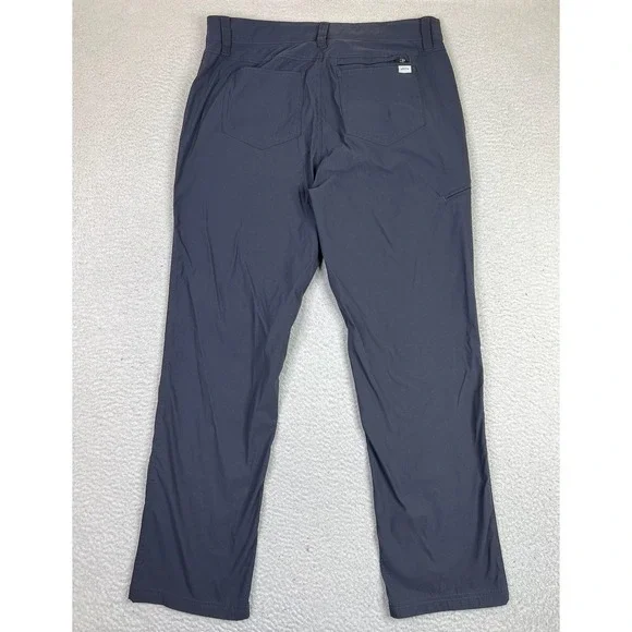 Orvis Pants Mens 36x32 Gray Nylon Stretch Water Repellent Outdoor Hiking Tech - Picture 2 of 14